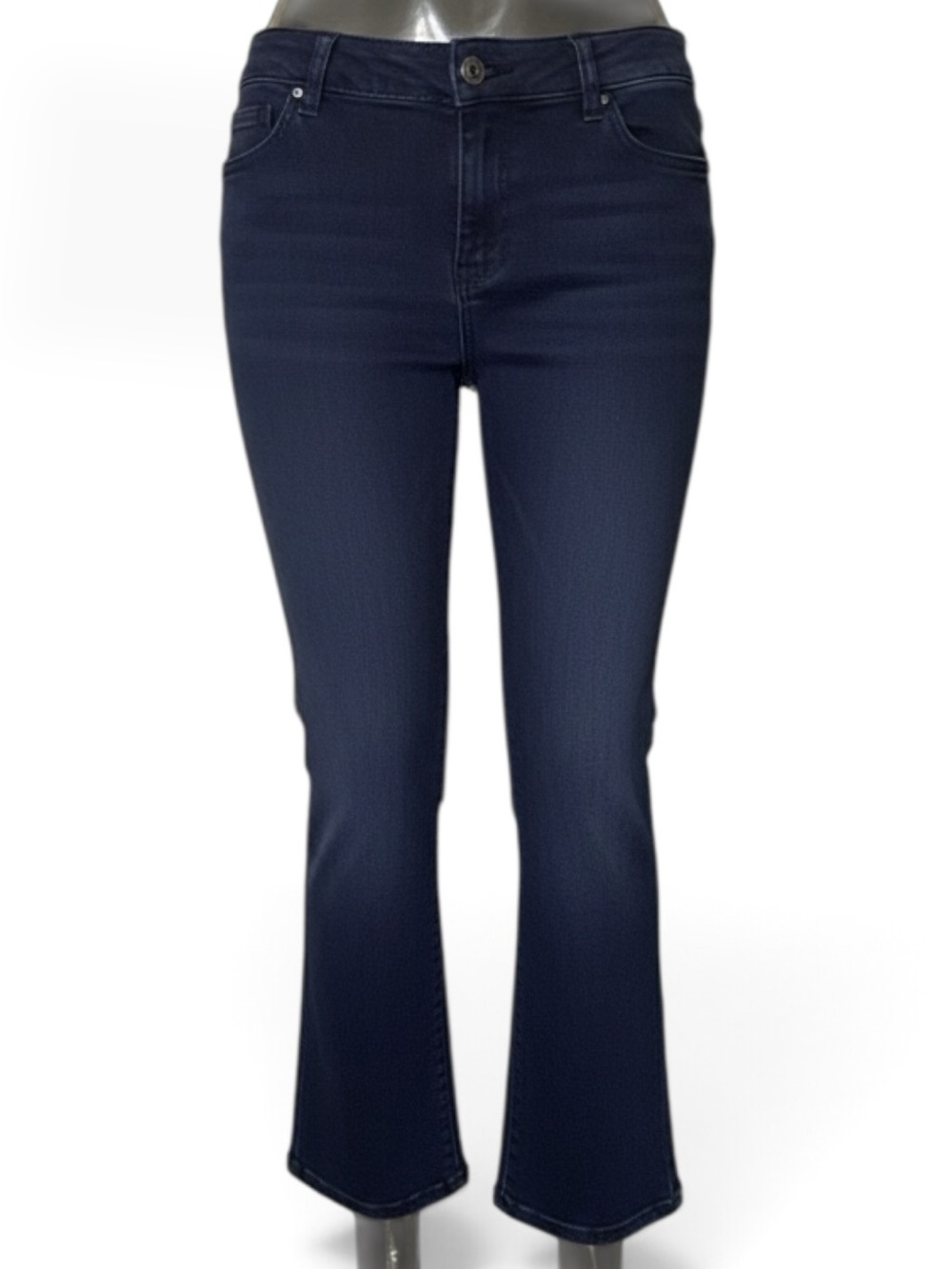 Lane Bryant Women's Dark Black Flare Pants